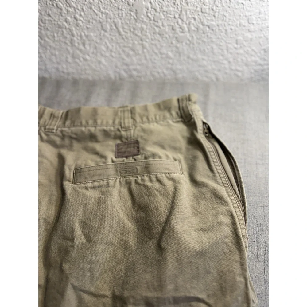 Columbia Men's Canvas Utility Work Pants Khaki Size 44x30 Durable Outdoor Gear